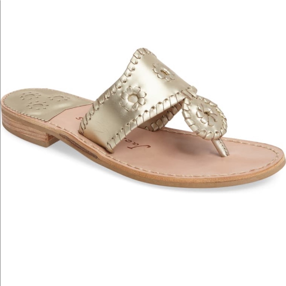Platinum Jack Rogers Sandals